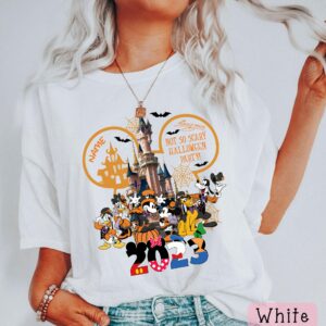 Personalized Not So Scary Halloween Disney Party Shirt