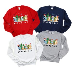 Christmas Bluey Birthday Party Sweatshirt