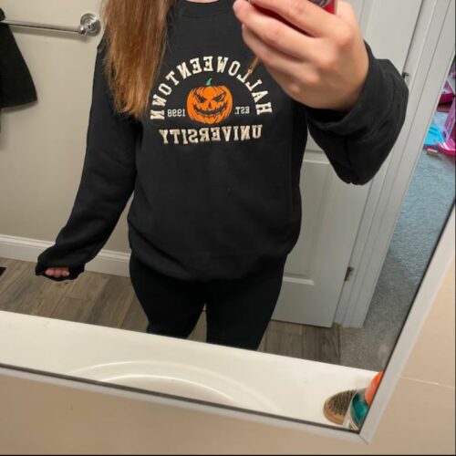 Halloweentown University Established 1998 Embroidered Sweatshirt photo review