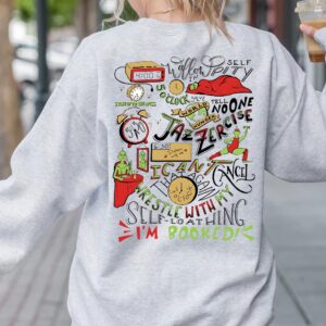 Grinch My day Im booked Christmas T Shirt