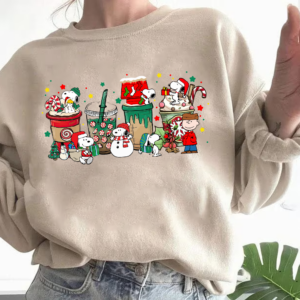 Peanuts Snoopy And Charlie Christmas Sweatshirt