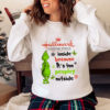 Grinch My Day I’m Booked Christmas Sweatshirt