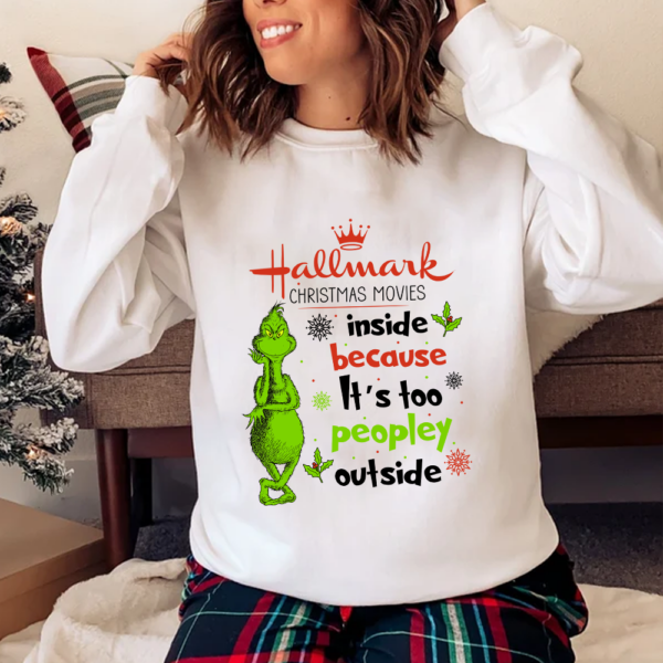 Hallmark Christmas Movies Grinch Sweatshirt