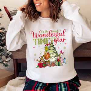 Grinch The Most Wonderful Time Of Year Christmas Sweatshirt