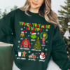 Grinchy On The Inside Bougie Outside Grinch Christmas Sweatshirt