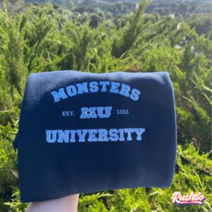 Embroidered Monsters University Sweatshirt Hoodie