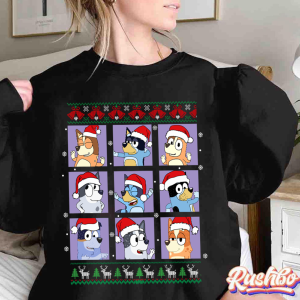 Bluey Family And Friends Christmas Season Sweatshirt