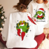 Grinchmas In My Grich Era Double Sided Crewneck Sweatshirt