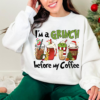 Things That Make Me Happy Grinch Christmas Sweatshirt