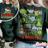 My Day The Grinch Christmas Schedule Funny Sweatshirt
