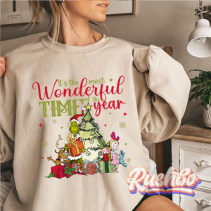 Grinch The Most Wonderful Time Of Year Christmas Sweatshirt