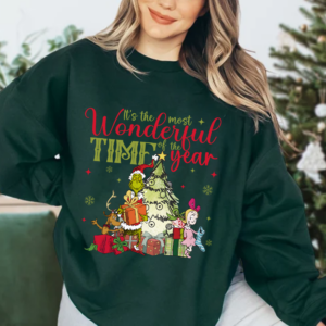 Grinch The Most Wonderful Time Of The Year Christmas Sweatshirt