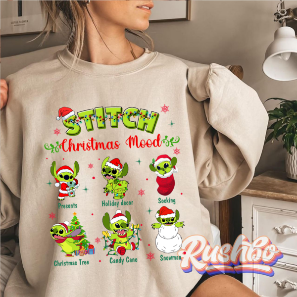 Stitch Christmas Mood Sweatshirt