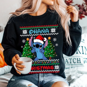 Ohana Stitch Ugly Christmas Sweatshirt