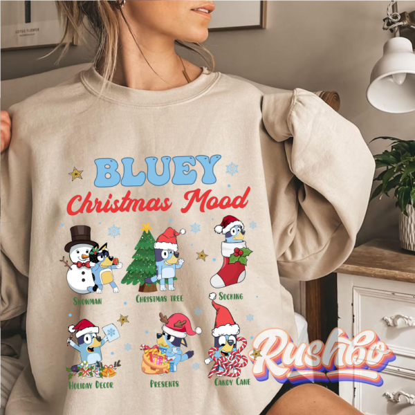 Bluey Christmas Mood Sweatshirt
