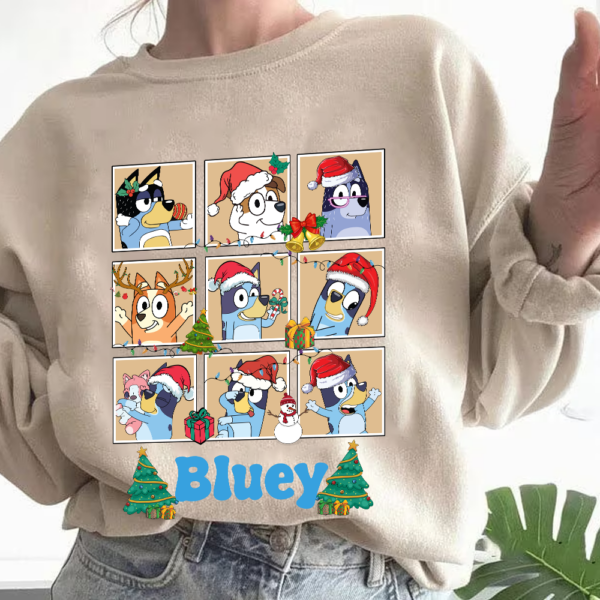 Bluey Family Christmas Sweatshirt