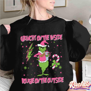 Grinchy On The Inside Bougie On The Outside Christmas Sweatshirt