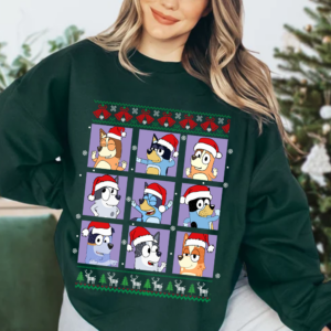 Bluey Family And Friends Christmas Season Sweatshirt