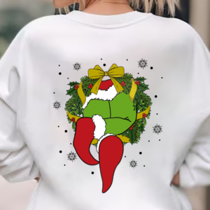 Grinch Ohh Ahh Mhmm 2 Sided Christmas Sweatshirt