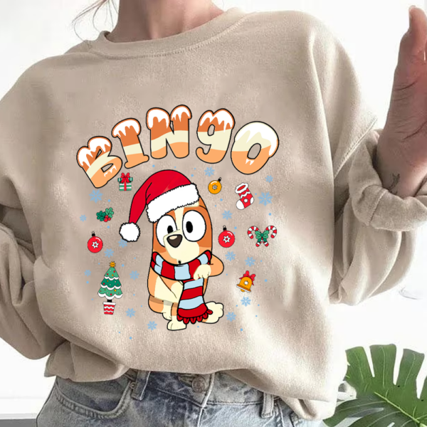 Bluey Christmas Party Family Matching Sweatshirt