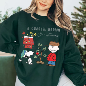 Charlie Brown And Snoopy Christmas Sweatshirt