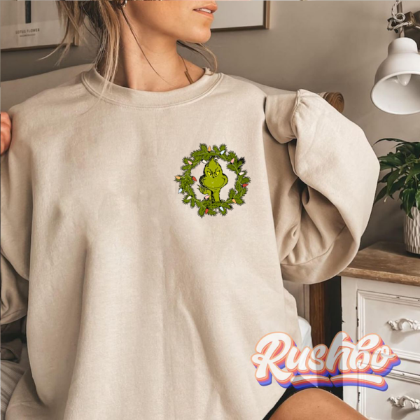 Grinch Whoville University Est 1957 Christmas Sweatshirt