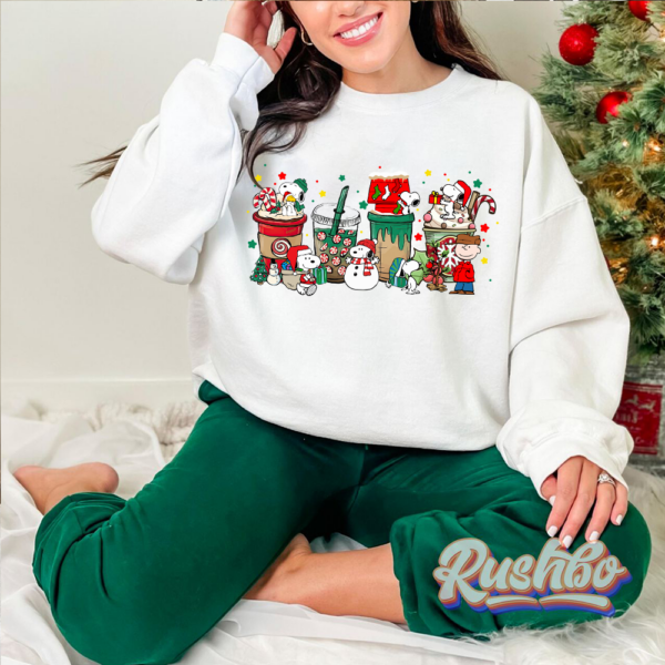 Peanuts Snoopy And Charlie Christmas Sweatshirt