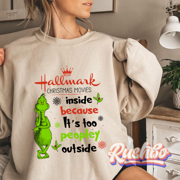 Hallmark Christmas Movies Grinch Sweatshirt