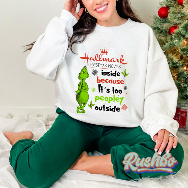 Hallmark Christmas Movies Grinch Sweatshirt