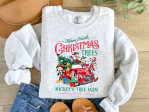 Disney Farm Fresh Mickey And Friends Christmas Sweatshirt