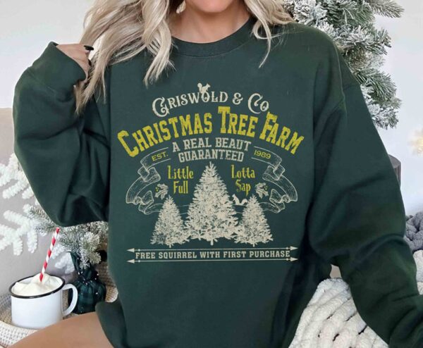 Vintage Griswold And CO Christmas Tree Farm Shirt