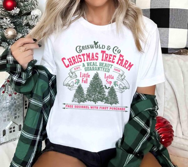 Vintage Griswold And CO Christmas Tree Farm Shirt