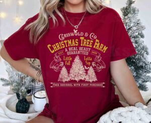 Vintage Griswold And CO Christmas Tree Farm Shirt