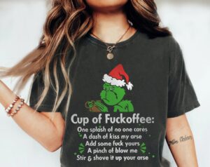 Cup Of Fuckoffee Christmas Coffee Shirt