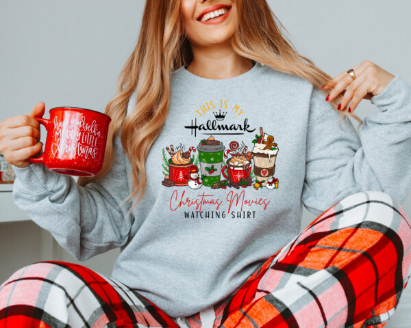 Hallmark Christmas Movie Watching Sweatshirt