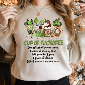 Cup Of Fuckoffee Christmas Coffee Sweatshirt