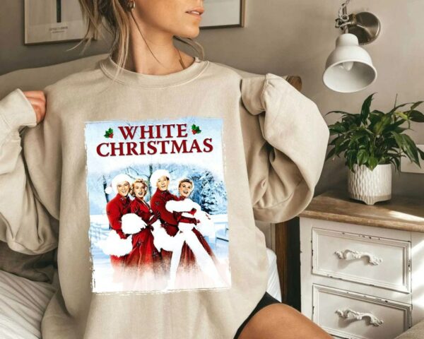 Vintage White Christmas Movie 1954 Sweatshirt