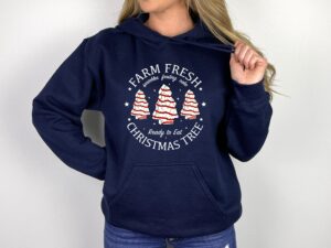 Cake Farm Fresh Christmas Tree Cakes Sweatshirt