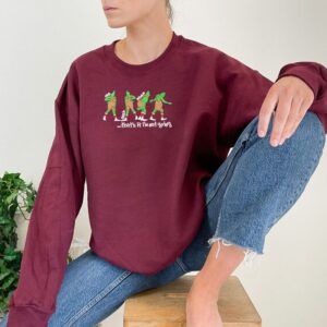 Embroidered That's It I'm Not Going Merry Xmas Sweatshirt