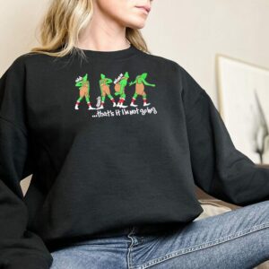 Embroidered That's It I'm Not Going Merry Xmas Sweatshirt