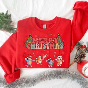 Christmas Bluey And Bingo Family Shirt