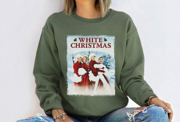 Vintage White Christmas Movie 1954 Sweatshirt