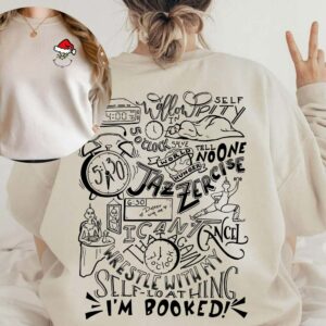 Grinch 2 Side My Day Im Booked Sweatshirt