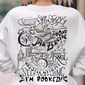 Grinch 2 Side My Day Im Booked Sweatshirt