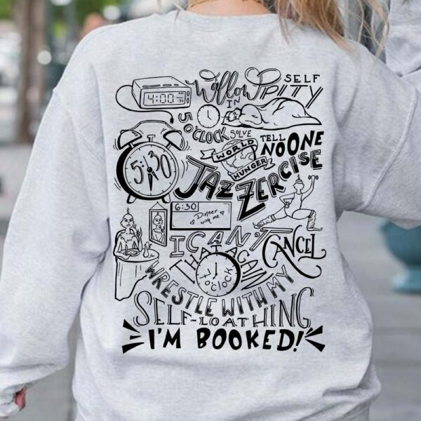 Grinch 2 Side My Day Im Booked Sweatshirt