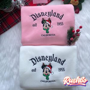 Mickey And Minnie Couple Embroidery Sweatshirts