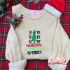Friends Movie Characters Embroidered Christmas Sweatshirts