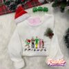 Hate Double Grinch Christmas Embroidery Sweatshirts