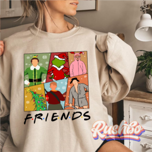 Friends Elf Grinch Home Alone Christmas Sweatshirt