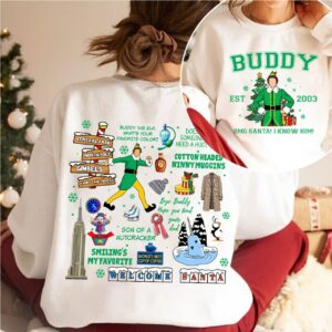 Buddy The Elf Movie Christmas Sweatshirts